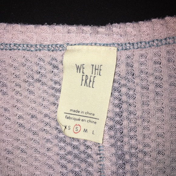 We The Free Oversized Waffle Textured Top - Picture 9 of 9